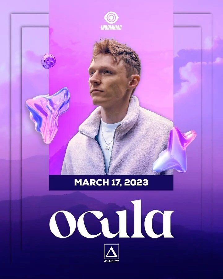 RaveLoop's tweet photo. 🥳@oculamusic at #AcademyLA tix available via link in our bio 👉https://t.co/QwkuTKcv6l
#Jerro #Durante #Ocula
#RaveMeetup
#TranceMeetup
#InsomniacRecords
#InsomniacClubs
#InsomniacEvents
#RaveLoop
#PLUR
#TerryPham https://t.co/nCjoI6XuSW https://t.co/yWMnVOiFpc