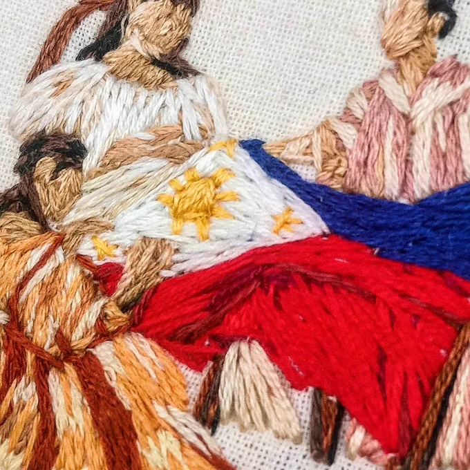 Siguro itong Araw ng Kalayaan embroidery?  