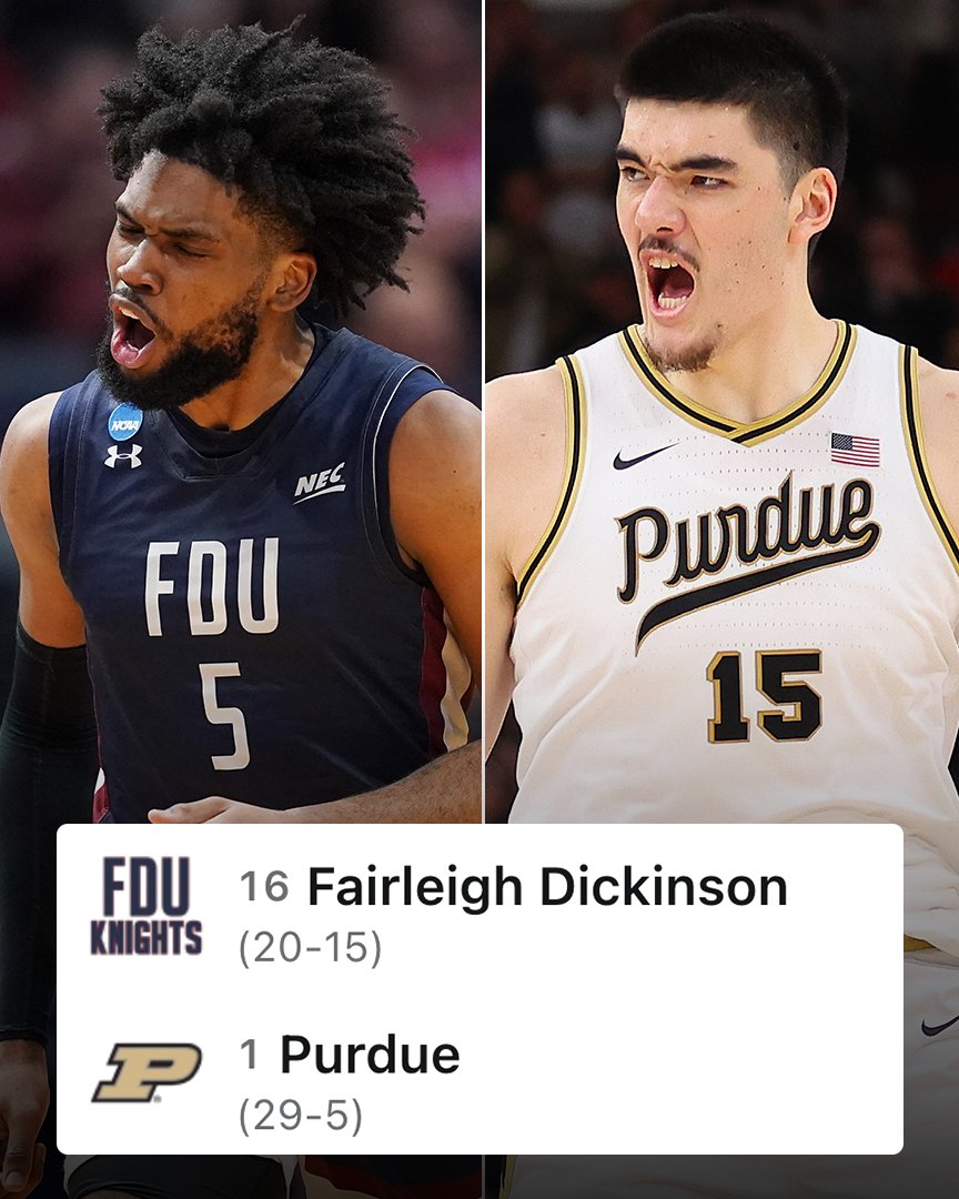SportsCenter's tweet photo. Will Fairleigh Dickinson be this year’s Cinderella? 👀 https://t.co/3LDH8SLpFI
