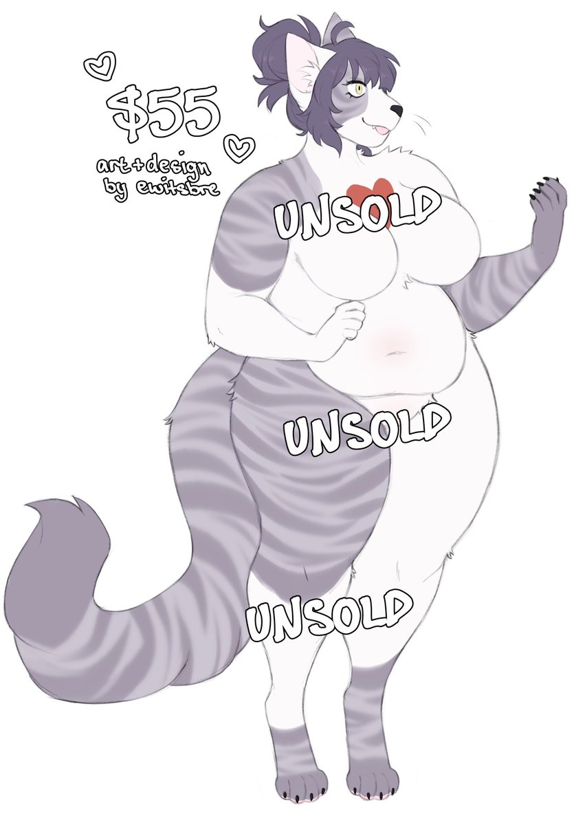 bleeding heart forest cat 💲55 for her 💜 buyer will receive full res img 

dm to claim! engagement appreciated 💕