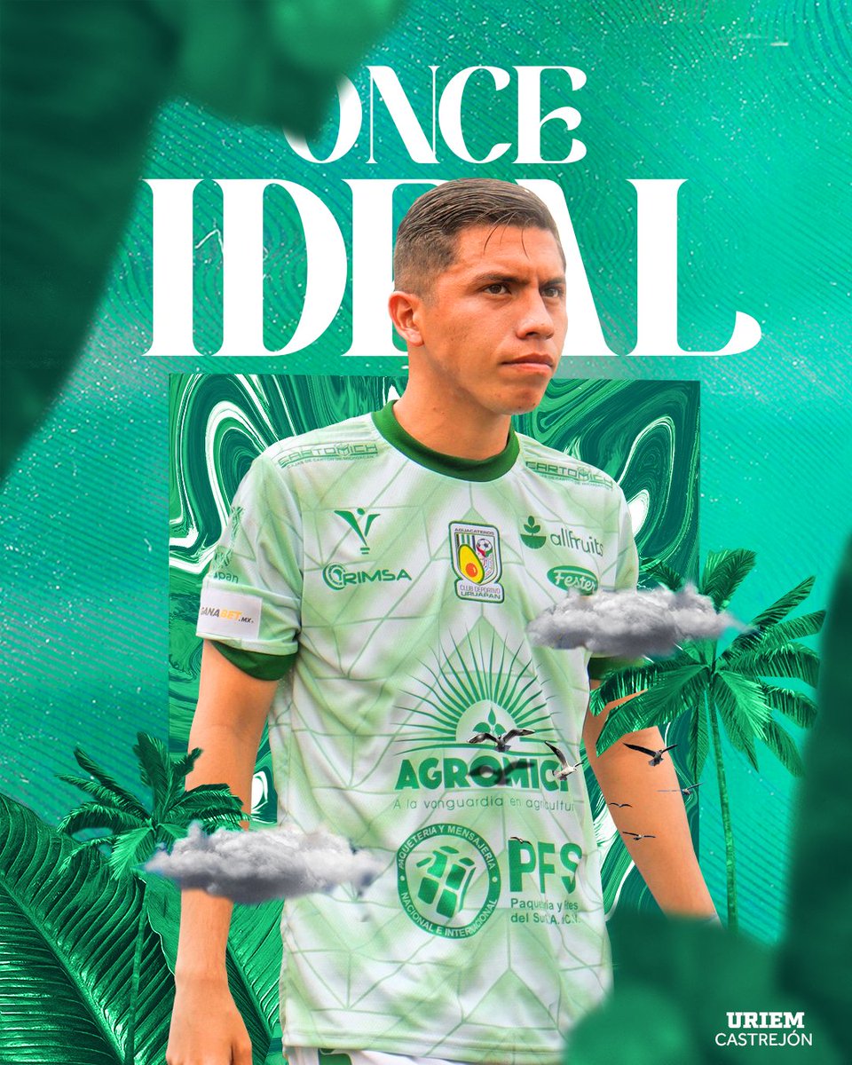 AguacaterosFC's tweet photo. Metió un tremendo gol y se aventó un juegazo. 🤩

Uriem Castrejón se encuentra en el XI Ideal de la 
@LigaPremier_FMF. 

¡Felicidades, Uriem! 

#BienMaduros https://t.co/Db2jFItiyu