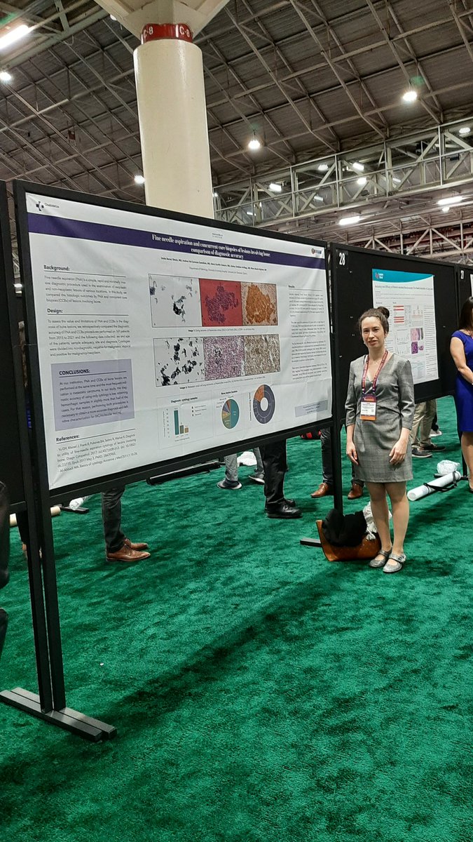My first #CytoPath poster at #USCAP2023 !!! Thanks to everyone who stopped by!! Amazing NOLA!!!