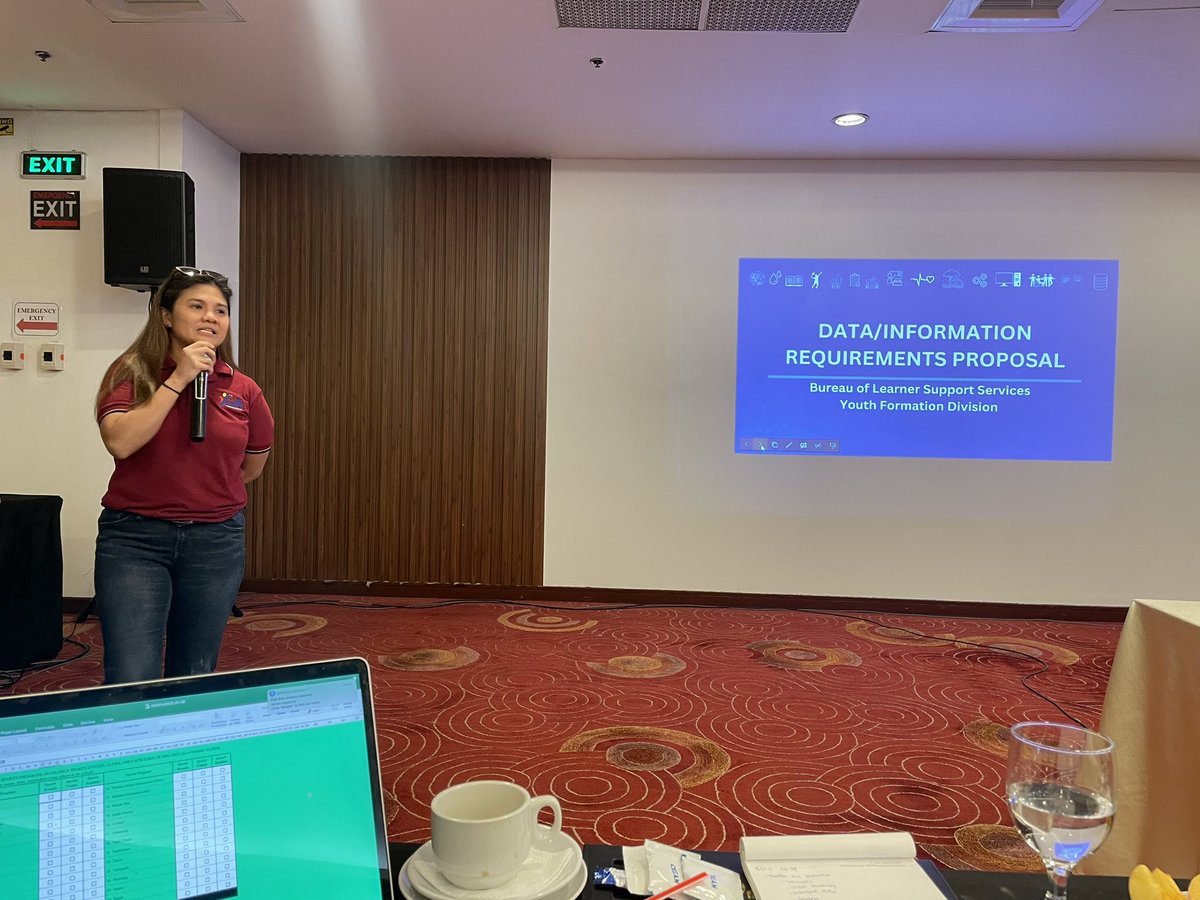 kris_ablan's tweet photo. ATM: Data elements cleaning of the basic education information system (BEIS). Here, Claire of the Youth Formation Division defends their data elements for school government program and career guidance program.
#DepEdICTupdates #DepEdplanningupdates https://t.co/LtuBUF2bJu