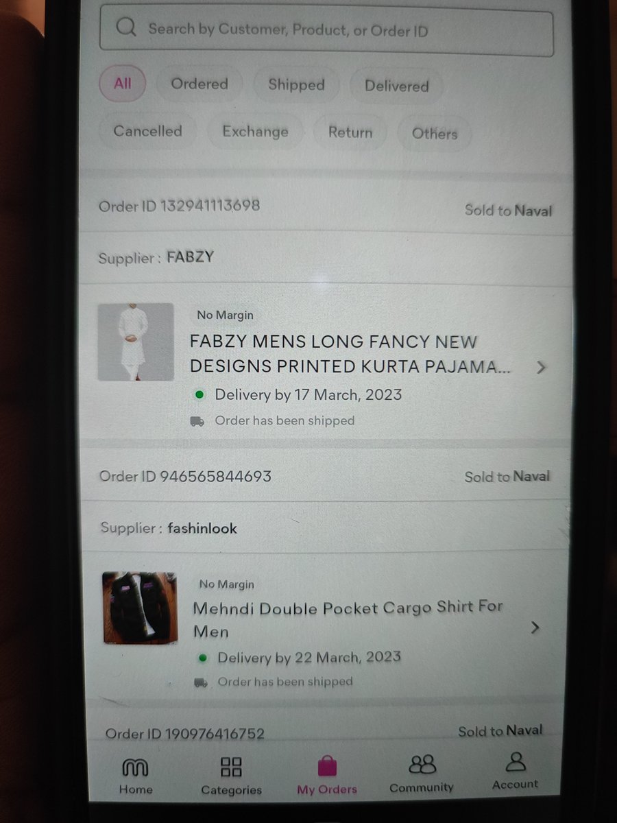 jaindd73738's tweet photo. @meesho_support delivered empty package both package missing https://t.co/yeK06WFjaQ