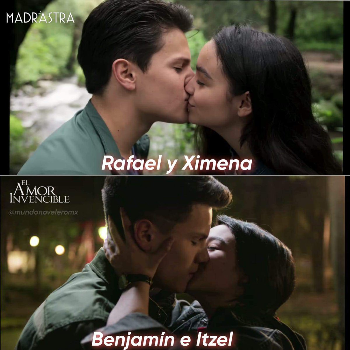 :🄽🄾🅃🄰: 

Karla Gaytán y Emiliano González han sido pareja en dos ocasiones. 

La primera fue en #LaMadrastra y ahora los vemos en #ElAmorInvencible como el de las parejas juveniles de la Telenovela,. 

  ¿Que les parece esta parejita? 

#MundoNovelero🌐