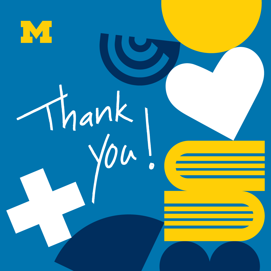 umichmcsp's tweet photo. Thank you to our #GivingBlueday donors for you continued support of the Michigan Community Scholars Program 💛💙

We're still busy processing your generous gifts, but our unofficial total is $1,785 from 12 donors! https://t.co/3kj5kz2e2U