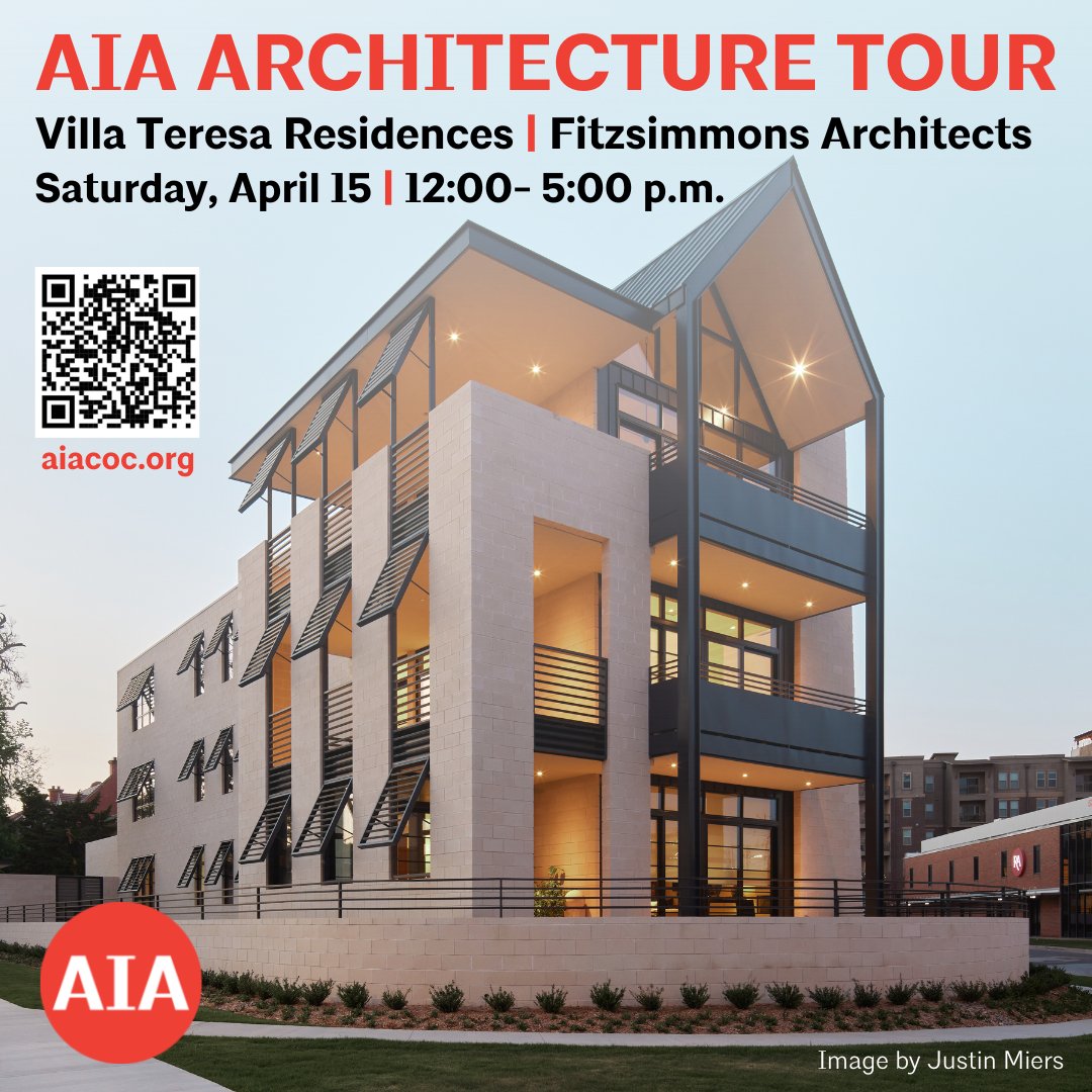 AIACOC's tweet photo. Today we did a pre-tour walkthrough on this project..... wowzer!  You can see the Villa Teresa Residences by @fitz_arch  on the AIA Architecture Tour on April 15th! #archtour23 #archweek23 #architecture #design https://t.co/taGC39t0ow