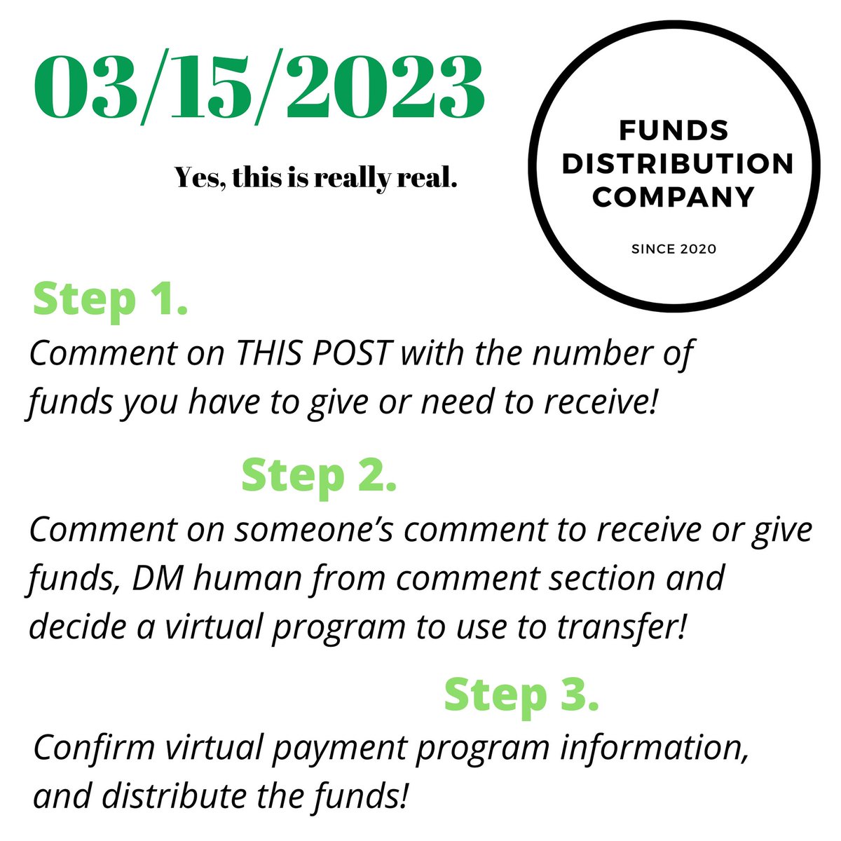 Funds Distribution Company tweet media