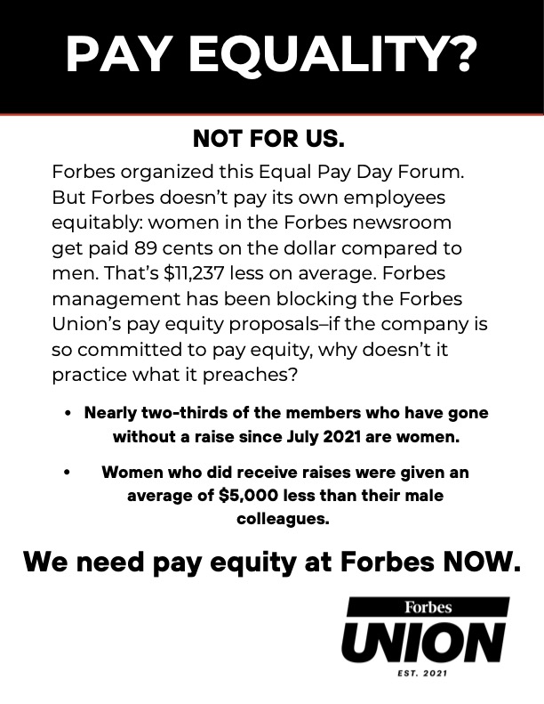 @Forbes @Glassdoor @forbesunion #notforus #forbesunion