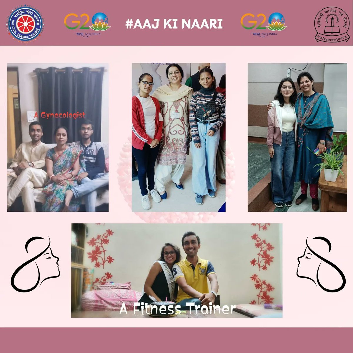 NSS_Rajdhani's tweet photo. Here are some Glimpses of the activity #AajKiNaari under the Celebrations of #internationalwomensday .
.
.
Regards 🌸
National Service Scheme
Rajdhani College https://t.co/A2KENwpzuf