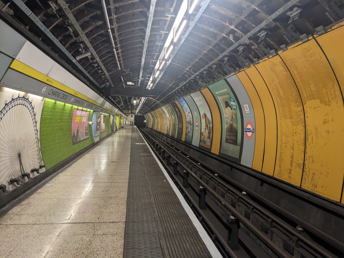 That awkward moment when a platform in London which has been closed for decades looks better than an open one in Toronto #Toronto #ttc #transit #TOpoli @ttcriders #hiddenLondon