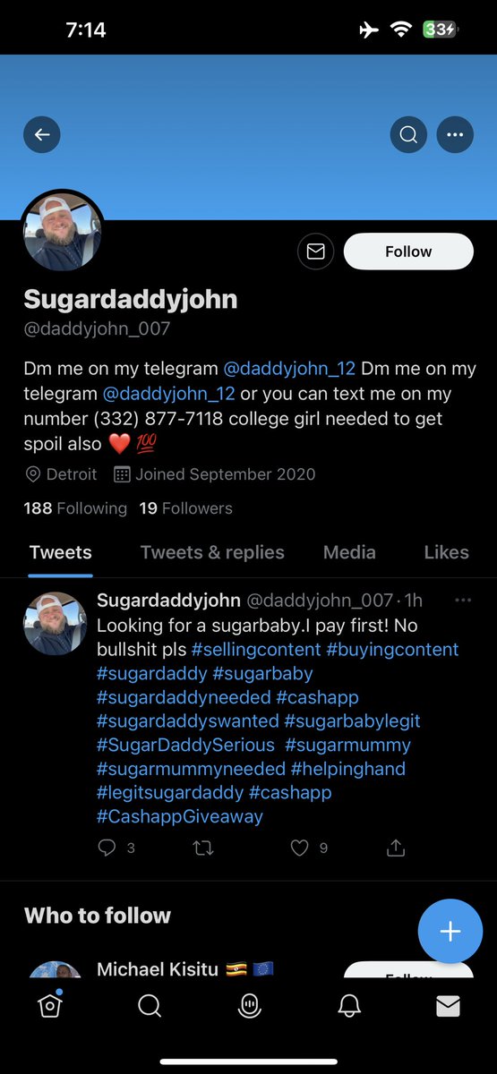 StacyBrookXO's tweet photo. @daddyjohn_007 Do not trust this man!!! he used photoshop to make it seem he was trying to send me $1000 and started saying theres a $10 fee #scammer #sellingcontent #buyingccontent https://t.co/jOPd3wM8f6