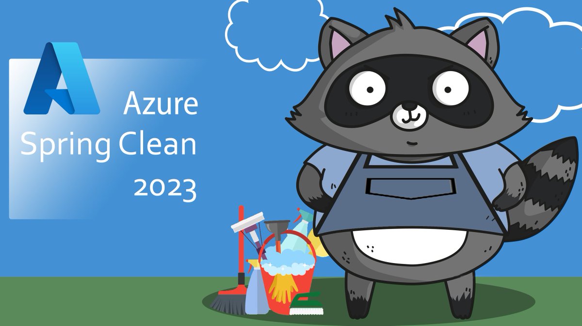 wedoAzure's tweet image. Day three of #AzureSpringClean is coming to a close. Only two days left! Check out the first three days of content now at azurespringclean.com