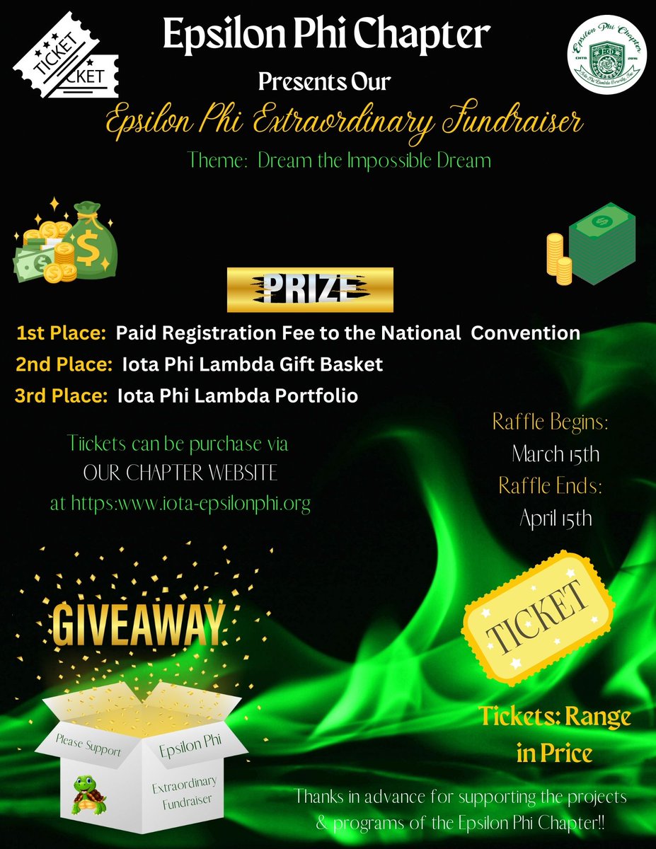 Happy Wonderful Wednesday! Join in &amp; support our chapter for an EXTRAordinary Fundraiser. You don't have to be a member to support, you may know someone who would love to win these lovely prizes. Here's the link to purchase tickets TODAY - go.rallyup.com/ephiraffle23.
#EPhiShares