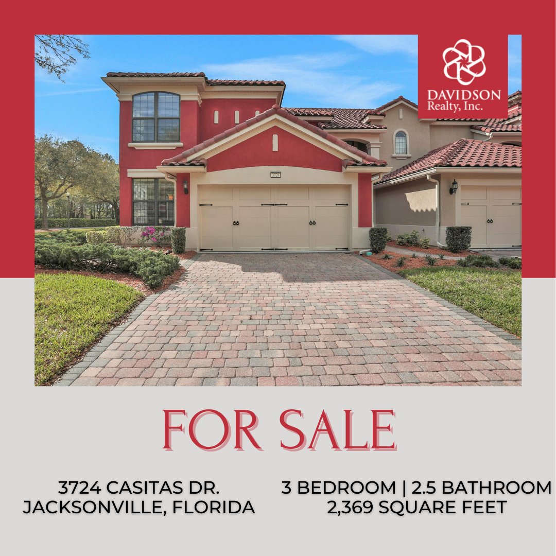 Don't miss this *RARE* opportunity to own a lakefront end unit home on one of the largest lots in Vizcaya! Call Caitlyn Hawkins at (904) 885-9420 to schedule a tour of this incredible property.

bit.ly/3FoTMnQ

#davidsonrealty #realestate #forsale #featuredlisting