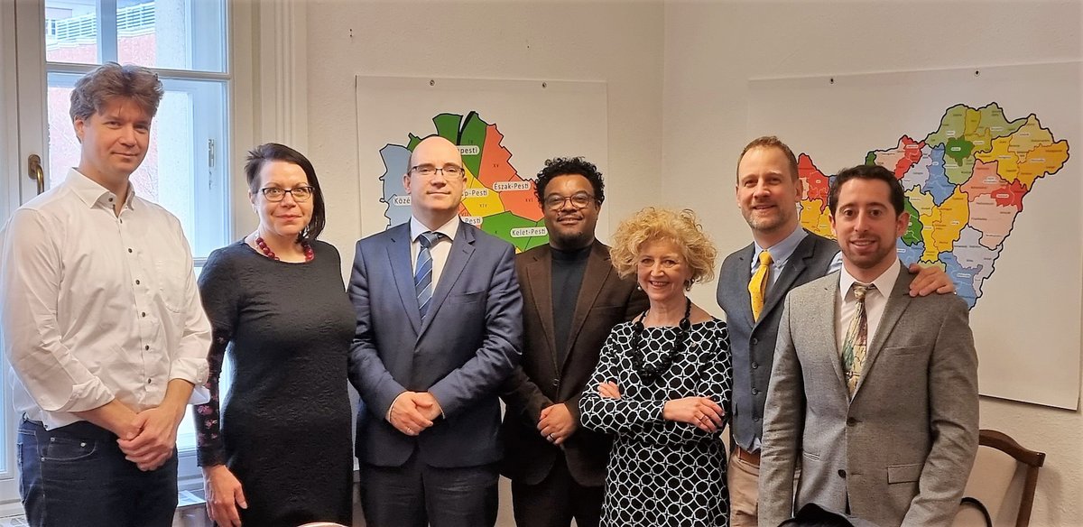 Together with @racioppifrr and @jagocre (@WHO_Europe) and @WondyAK (@UNEP), I (@EEHYC_Official) have met Dr. Zoltán Maruzsa, Hungarian Minister of State for Public Education and @MonikaReti, Policy Officer (Ministry of Human Capacities).

Discussions led to fruitful outcomes.