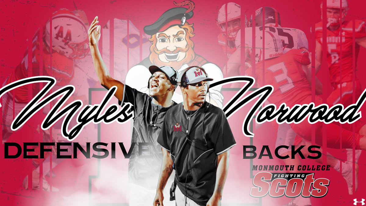 S/O @AngGraphics for the pic! Excited for this new chapter as Defensive Backs Coach with @RollScotsFB lets work!!!!! #ROLLSCOTS⚪️🔴