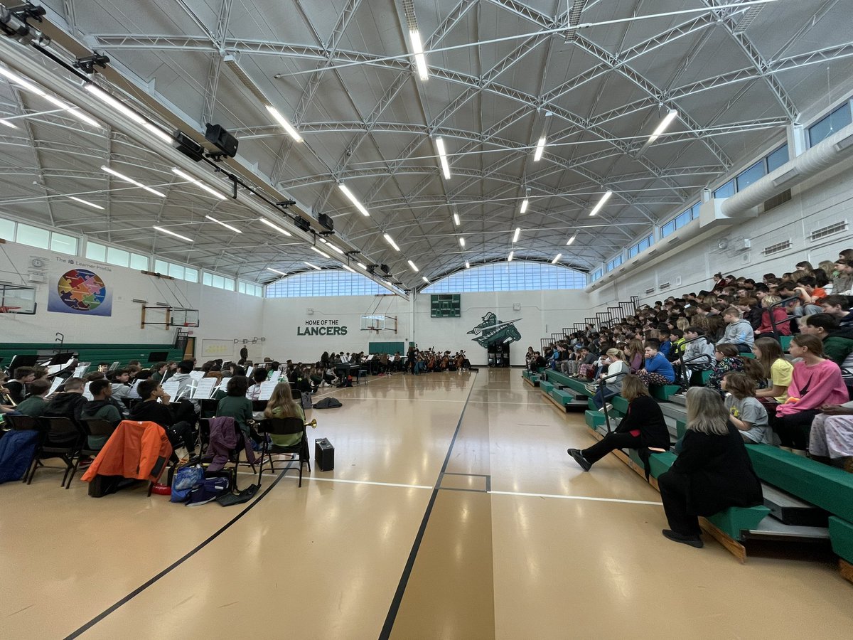 mskpeterson's tweet photo. @BHMSLancers 7th grade Band, Choir and Orchestra performed three fantastic concerts today during the Domination Tour! First at BHMS for our own 5th graders then off to Way ES and finally back to Conant! @bhschools @bhswatson @Renglish71 @MelissPalmeri @DownStageLauren https://t.co/wCA4G3eOs8