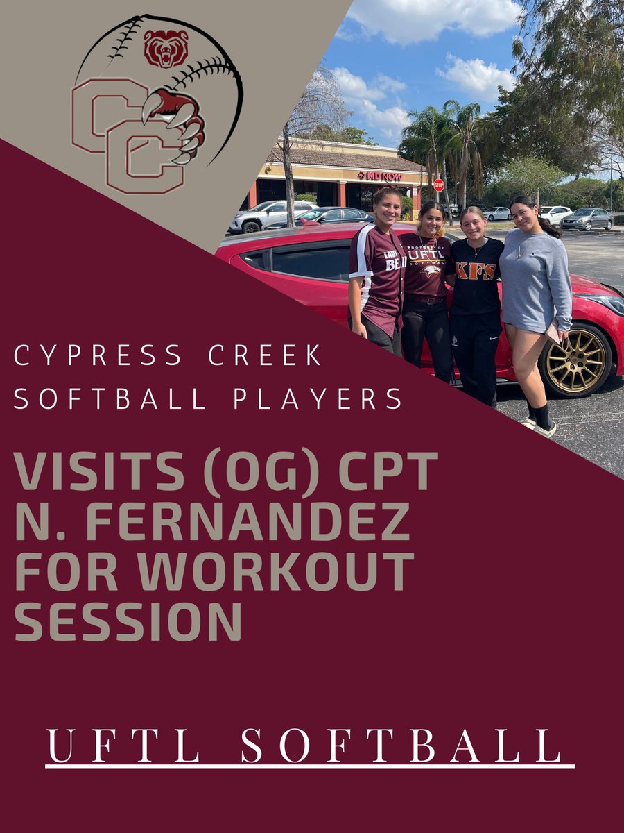 Cypress Creek Bears Softball tweet media