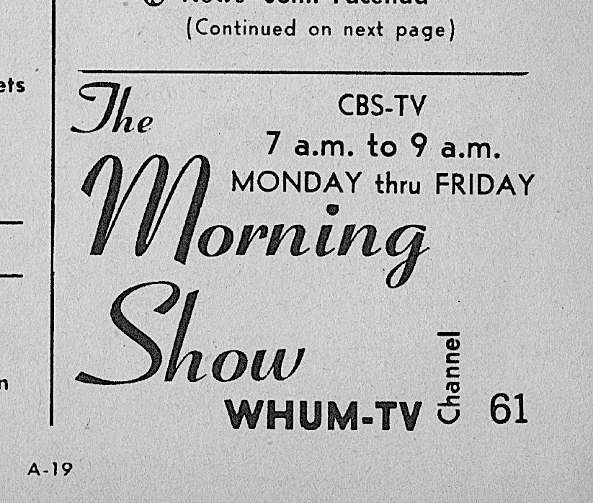 RetroNewsNow On Twitter DEBUT The CBS Network s First Attempt At A retronewsnow-on-twitter-debut-the-cbs-network-s-first-attempt-at-a