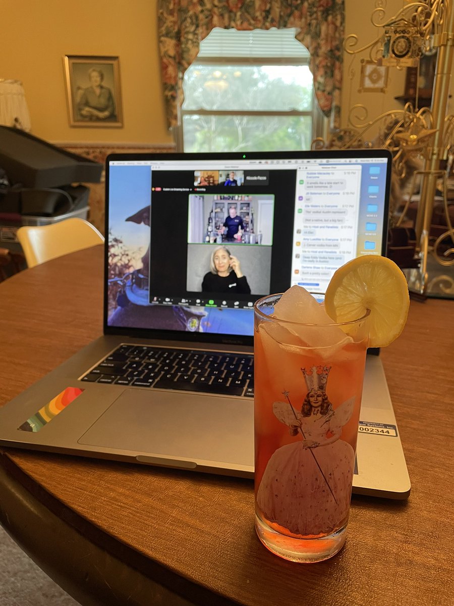 goodwitch's tweet image. Just wrapped the #axecon cocktail class. What a blast! We made Accessibili-TEA and Axe-spresso Martinis. I may be a little bit tipsy. (We also had mocktail versions). Yum!