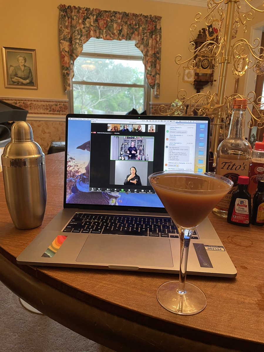 goodwitch's tweet image. Just wrapped the #axecon cocktail class. What a blast! We made Accessibili-TEA and Axe-spresso Martinis. I may be a little bit tipsy. (We also had mocktail versions). Yum!
