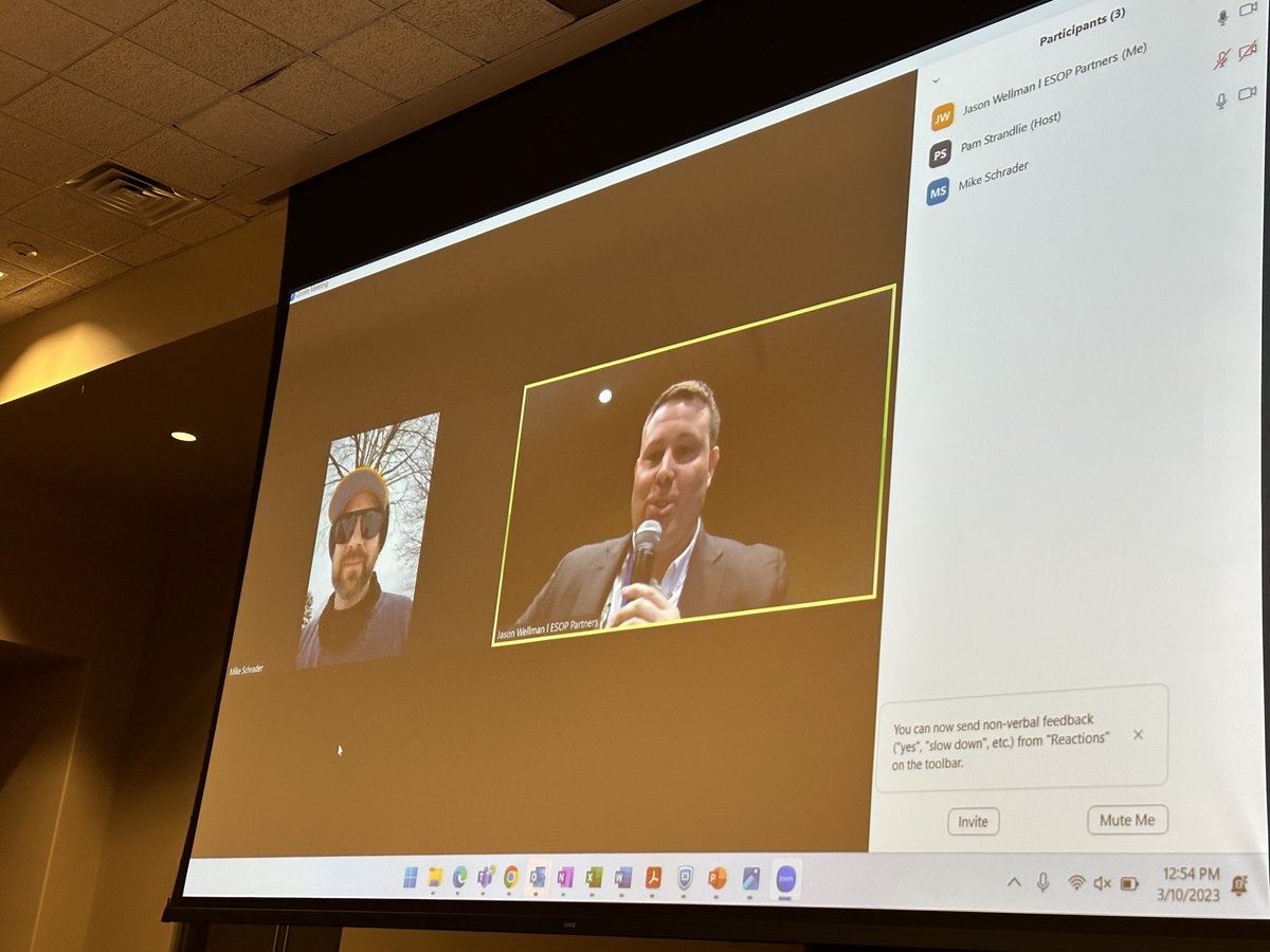 EsopWI's tweet photo. Congratulations to @RealityworksInc  for winning ESOP Company of the year!!!  In addition, congratulations to @HallmarkBldgSup for winning the  "Rising Star" award, and  Mike Schrader from Barnes, Inc. for winning Employee-owner of the year. Truly outstanding work! https://t.co/3IJgLgTOwY
