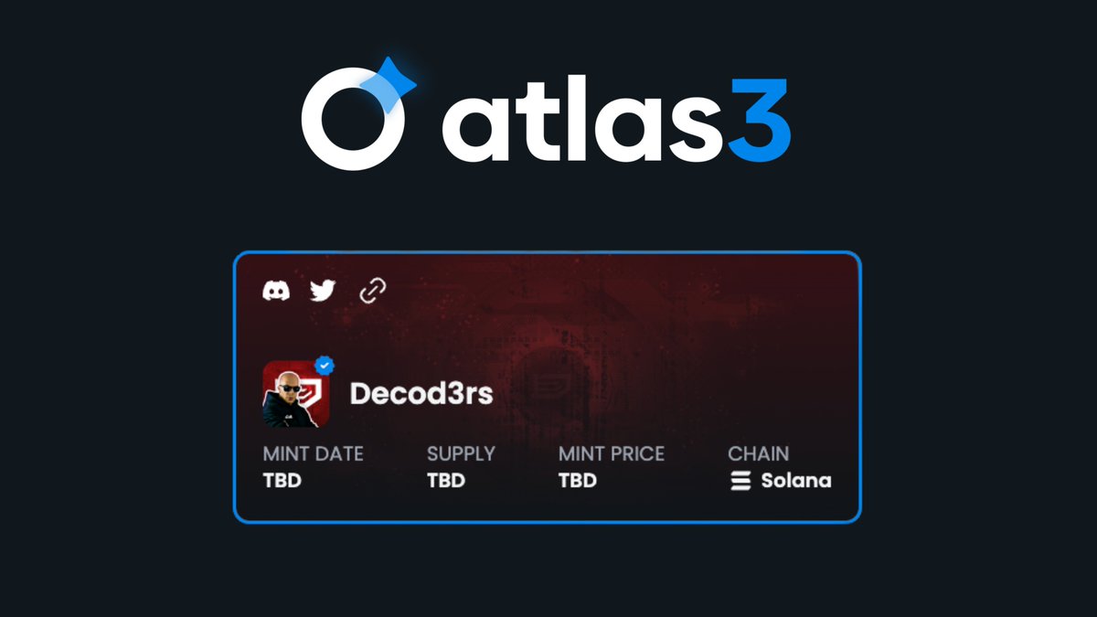 NTWRKTV's tweet photo. FREE MINT, you said?

More details will be announced soon BUT...

We are excited to announce that we will be using Atlas3 by @BlocksmithLabs for our allowlist allocation &amp; wallet collecting.

For more info: https://t.co/AtakufJxmu https://t.co/w0sbTULVMl