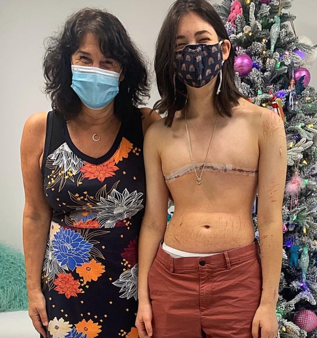 What kind of sick person would allow their child to be mutilated, then stand there and smile about it? 

Furthermore, who are the surgeons that perform these procedures? They should lose their license to practice in my opinion. 👎