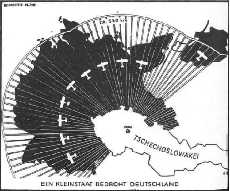 visegrad24's tweet photo. On March 15th, 1939, Germany invaded the rest of Czechoslovakia.

In the propaganda leading up to the invasion, Hitler tried to convince the Germans that Czechoslovakia was a threat to Germany despite it being a much smaller state.

Russia did the same in 2022. https://t.co/RR8euP1jcA