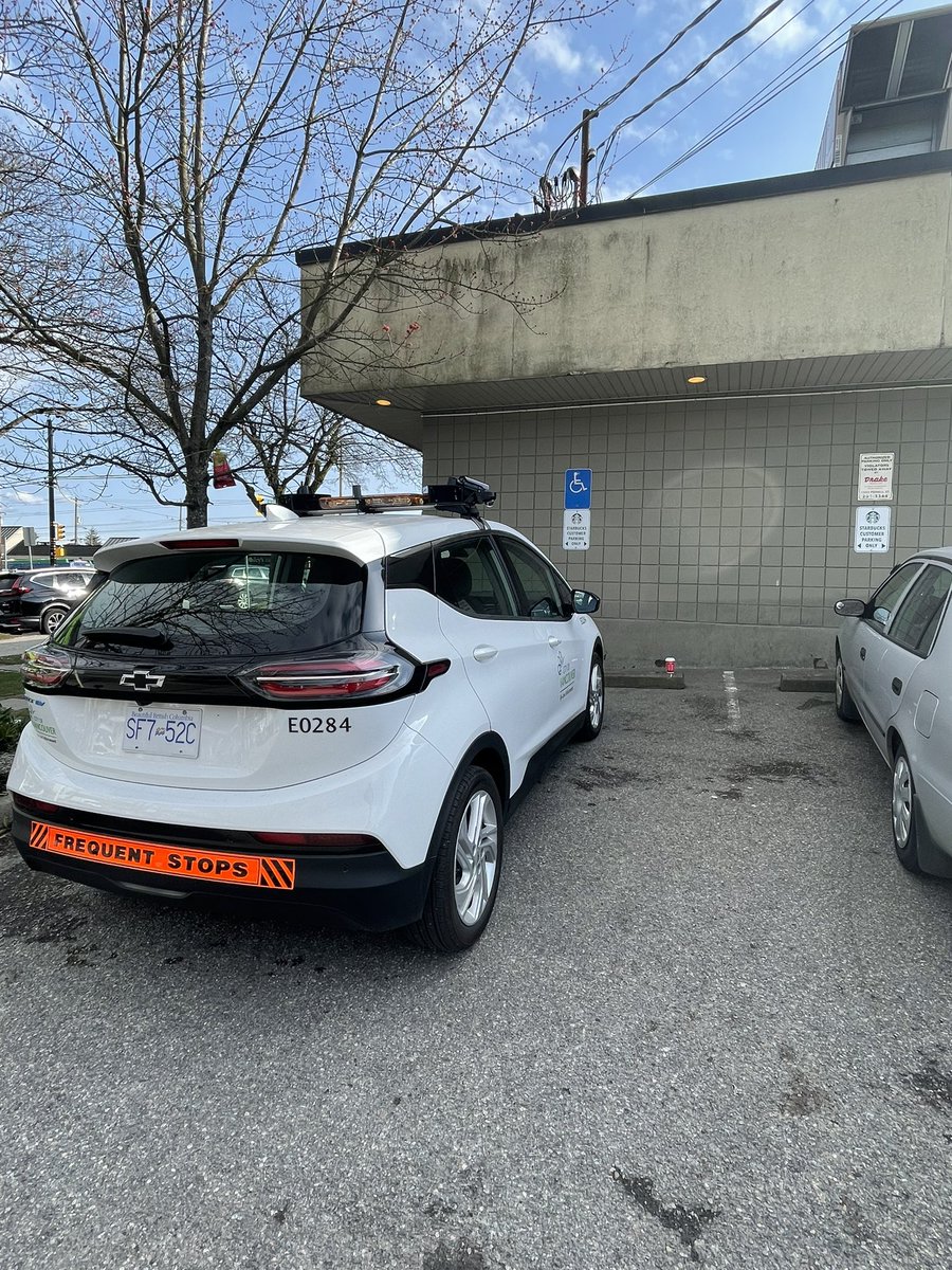 kbrooks_4's tweet photo. Not a good look for by-law @CityofVancouver… lots of other spots available in the lot. Not sure how they missed this one. https://t.co/tInWWqsW7q