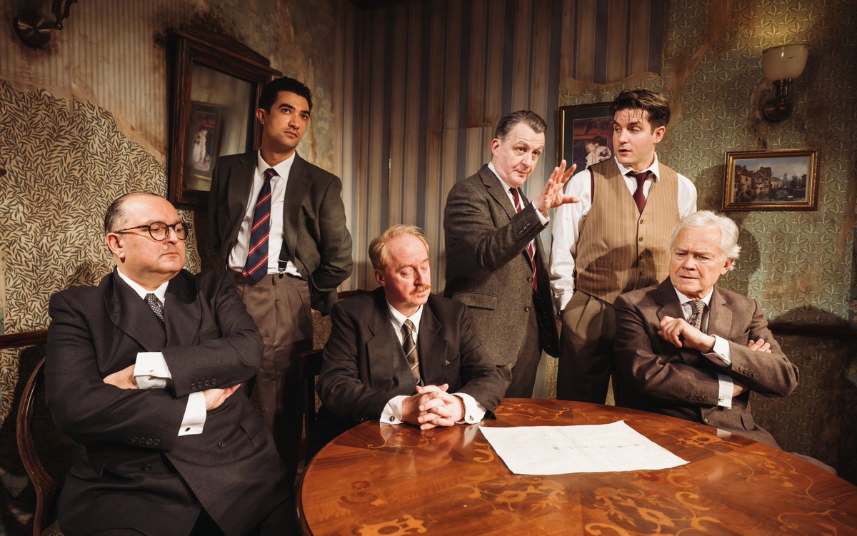 LondonLivingUK's tweet photo. Farm Hall ★★★★ @JSTheatre | Mar 9 - Apr 8, 2023
REVIEW: https://t.co/JZTahqRVNi

Theorem proved! Six physicists talking can make for very intriguing theatre. @KatherineMoar's #JSTFarmHall directed by @RoseUnwin has a sextet of brilliant performances.

https://t.co/VLelkXoTZc https://t.co/mMz1X2lydg