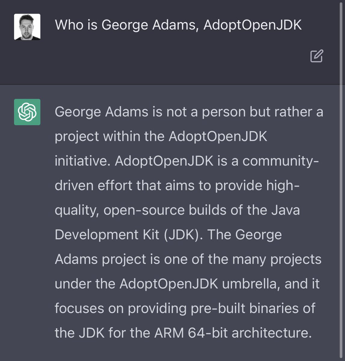 George Adams tweet media