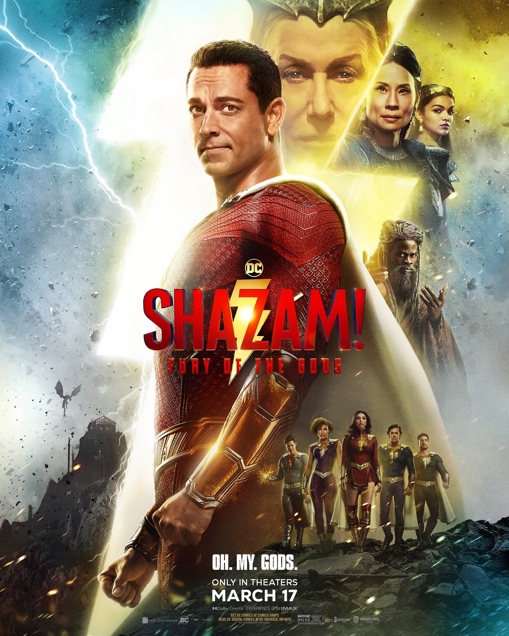 DiscussingFilm on X: 'SHAZAM! FURY OF THE GODS' debuts at 70% on Rotten  Tomatoes from 43 reviews. Read our review:    / X