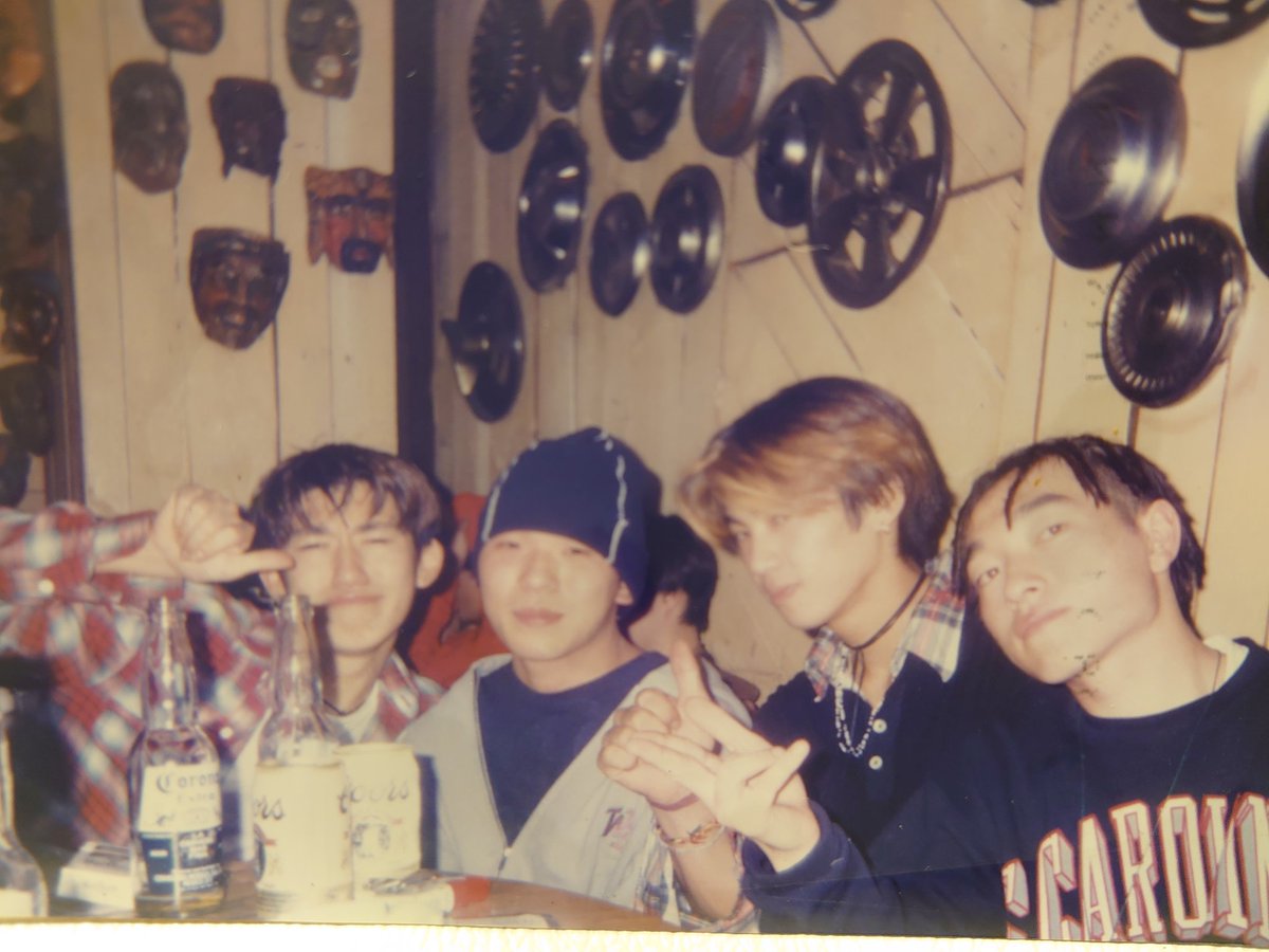 Kou_T_WS's tweet photo. 30年前😅
#ganboodah #supercalpis #wildside #inkstick #izumi #take #kout #shaggy https://t.co/oxPRhX0qFG