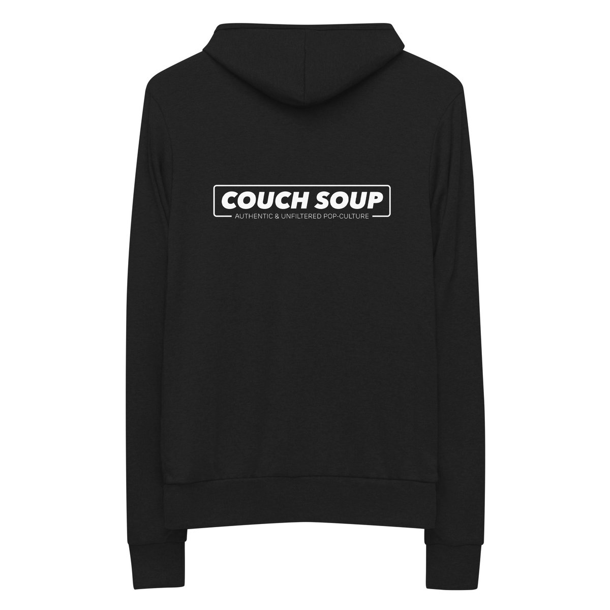 CouchSoup's tweet photo. Did we hear you like #hoodies? We also heard you like hoodies with zip and our #logo! Here's something #comfy to throw on during a #con or when you get chilly #gaming at night.
Grab yours here: https://t.co/8AbkwMpVBj
#merch #ziphoodie #comfy #lightweight #solidblack #grey https://t.co/D3BrSIgkpm