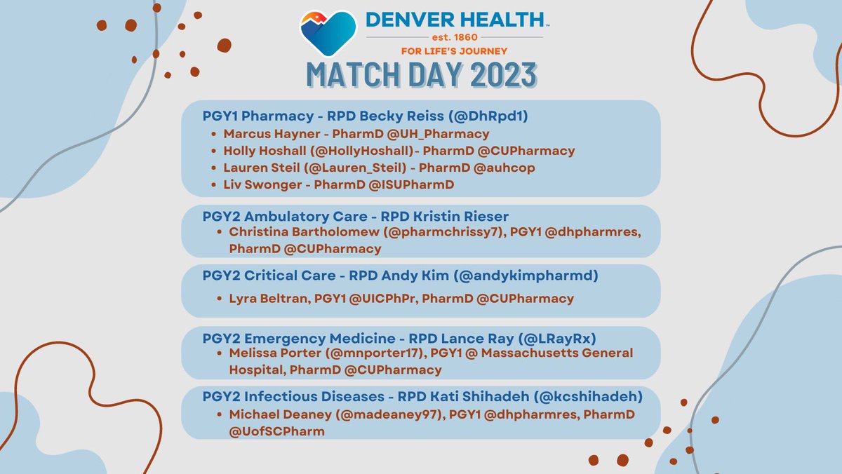 Denver Health Pharmacy Residencies tweet media