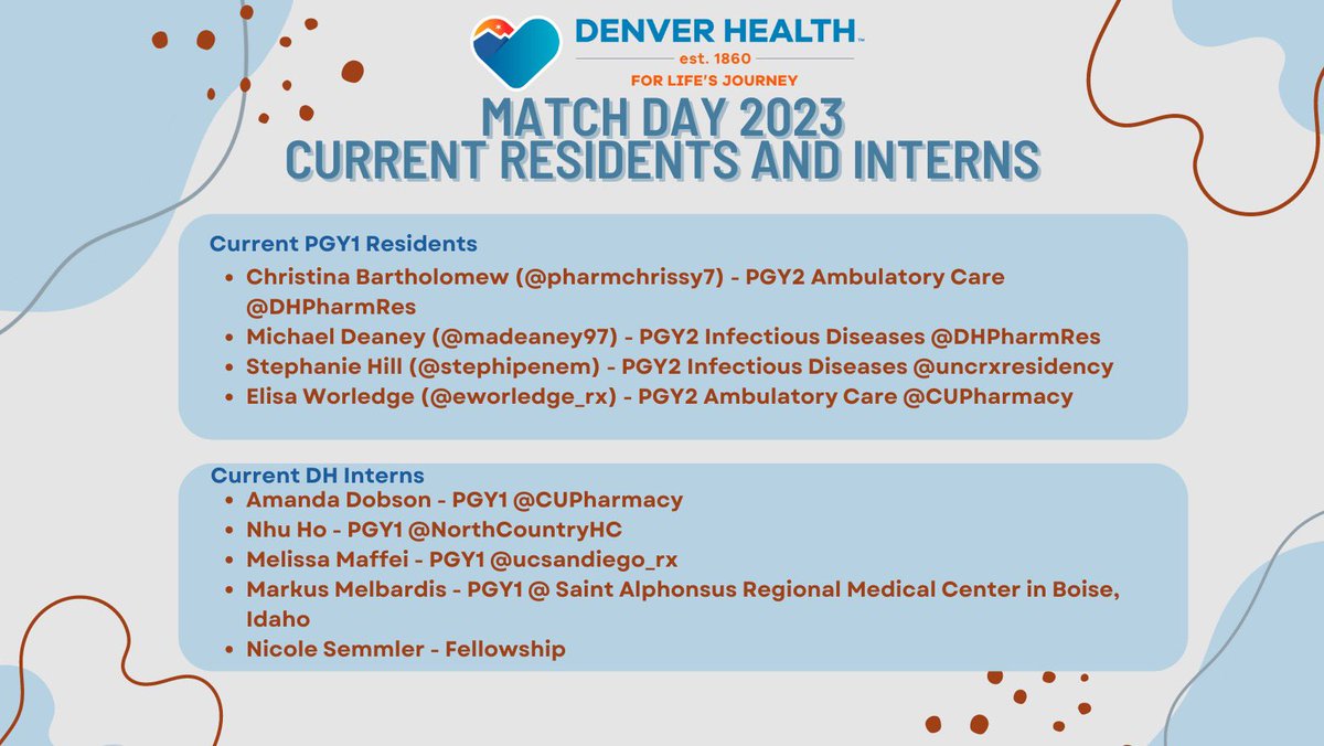 Denver Health Pharmacy Residencies tweet media