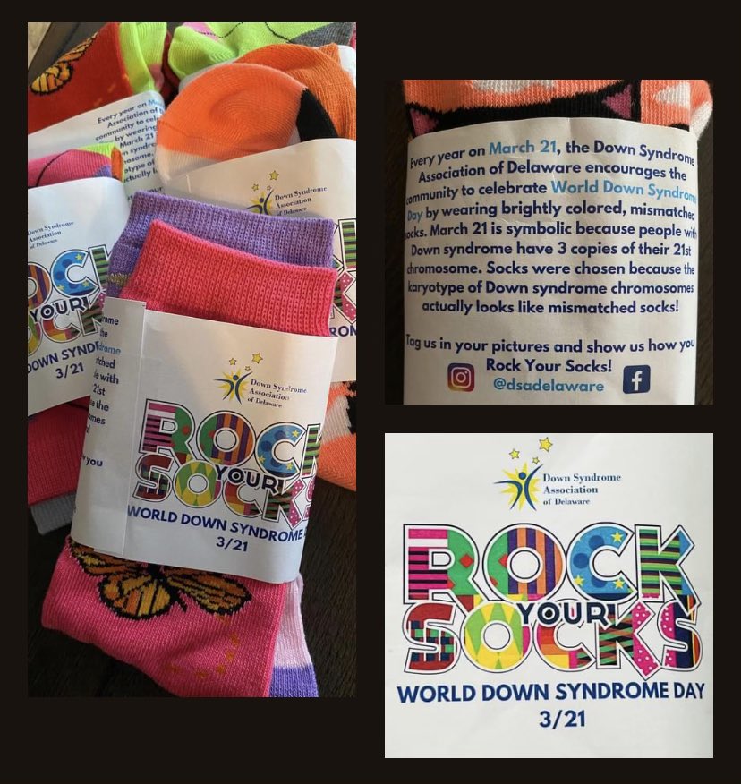 HollyHallElem's tweet photo. March 21st, celebrate World Down Syndrome Day by wearing brightly colored mismatched socks.  Join the teachers on Tuesday and Rock Your Socks! You can purchase socks by bringing $2 to Mrs. Huff’s room. https://t.co/APDPjAZTzg