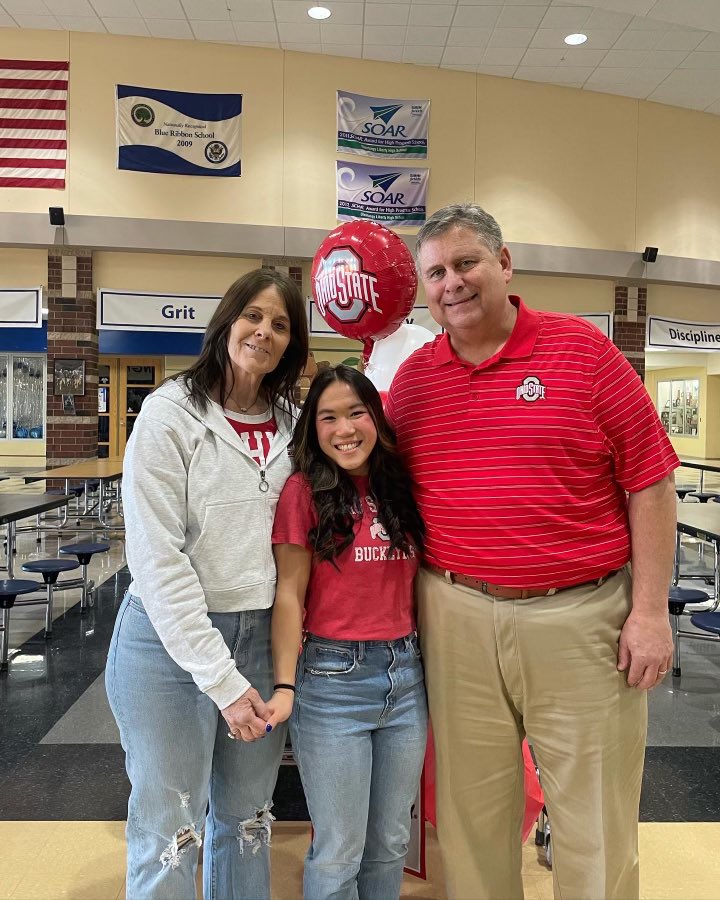 OSU_SpiritSquad's tweet photo. We are delighted to announce Bella Skoog as our next new team member joining us for the 2023-2024 season! #gobucks #buckeyes #ohiostate #cheer #collegecheer #allstarcheer #highschoolcheer #partnerstunt #tumbling #cheerscholarship @OLHScheer https://t.co/g08wEQPD62