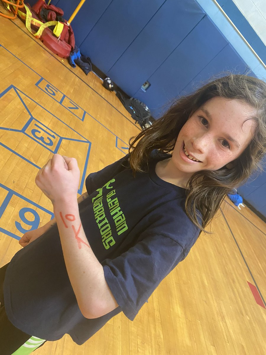 DianaSelber's tweet photo. Glenham Warriors 5 K Shamrock Run inside due to all the snow! All 4th and 5th grade boys successfully completed a 5k and one of our students, Ryder completed a 10 K! Coach Rynne & Coach Selber are beyond proud of you. #motivatingeachother #welovetorun #glenham @CassandraOrser https://t.co/590fMm8MqU