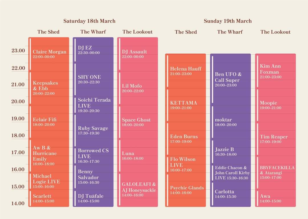 Looks good imo. 

beaconfestival.co.nz