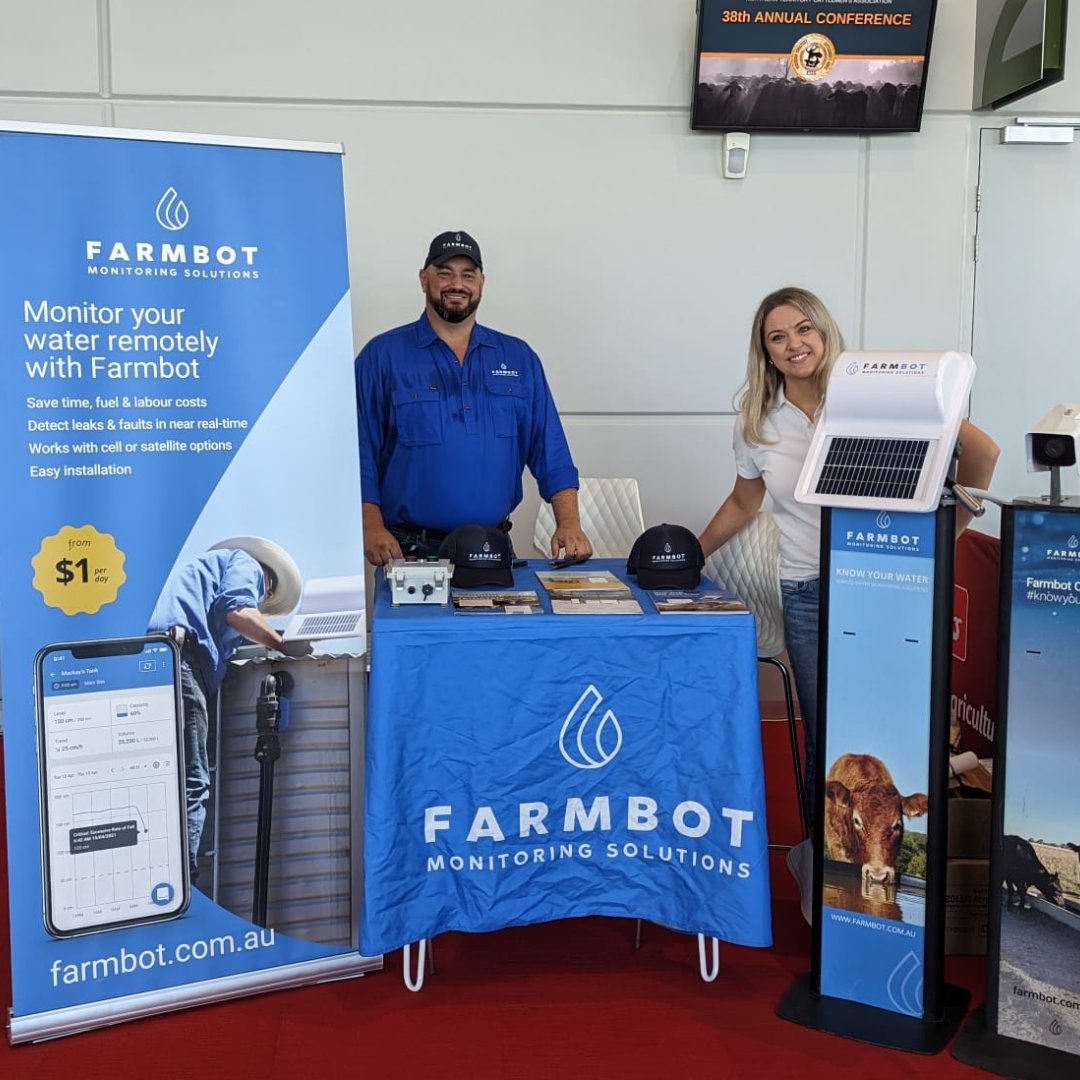 It's show time at the 2023 NTCA Conference! Visit Farmbot in the <a href="/EldersLimited/">Elders</a> Business Lounge in the main foyer and have a chat to Melissa and Pasky about remoting monitoring solutions and access our special event offer. <a href="/NTCattlemen/">NTCA</a> 
#thelonghaul #agriculture #ntca2023 #cattle