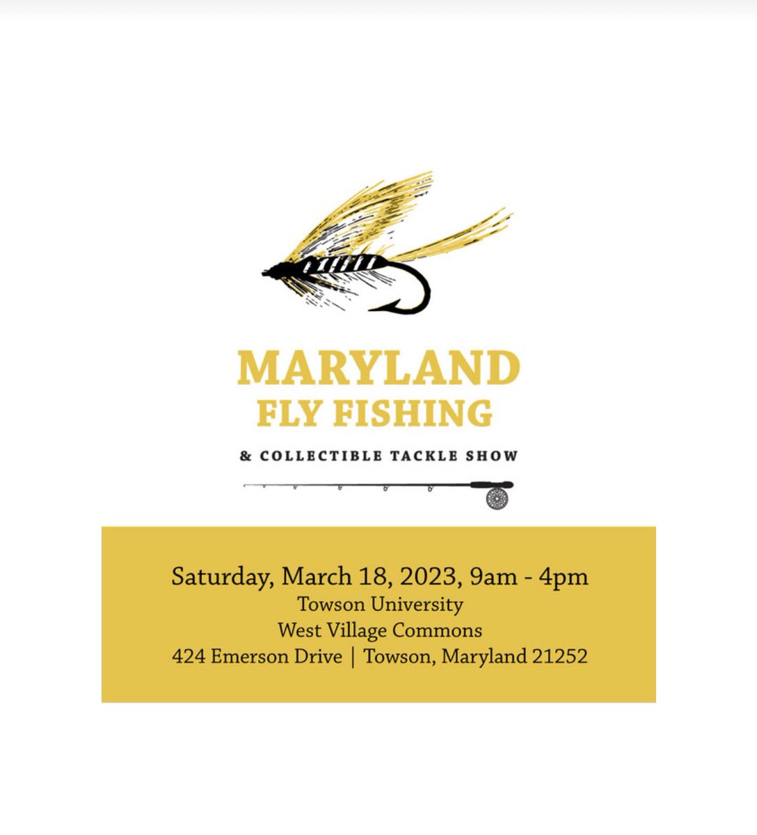 TreasuresFly's tweet image. Looking forward to signing books and selling antique tackle at the Maryland Fly Fishing and Collectibles Show Sat. March 18th 9AM to 4PM at Towson Univ. #marylandflyfishing #marylandflyfishingshow #flyfishingtreasures #antiqueflytackle #vintageflytackle #flyfishing #flyreels