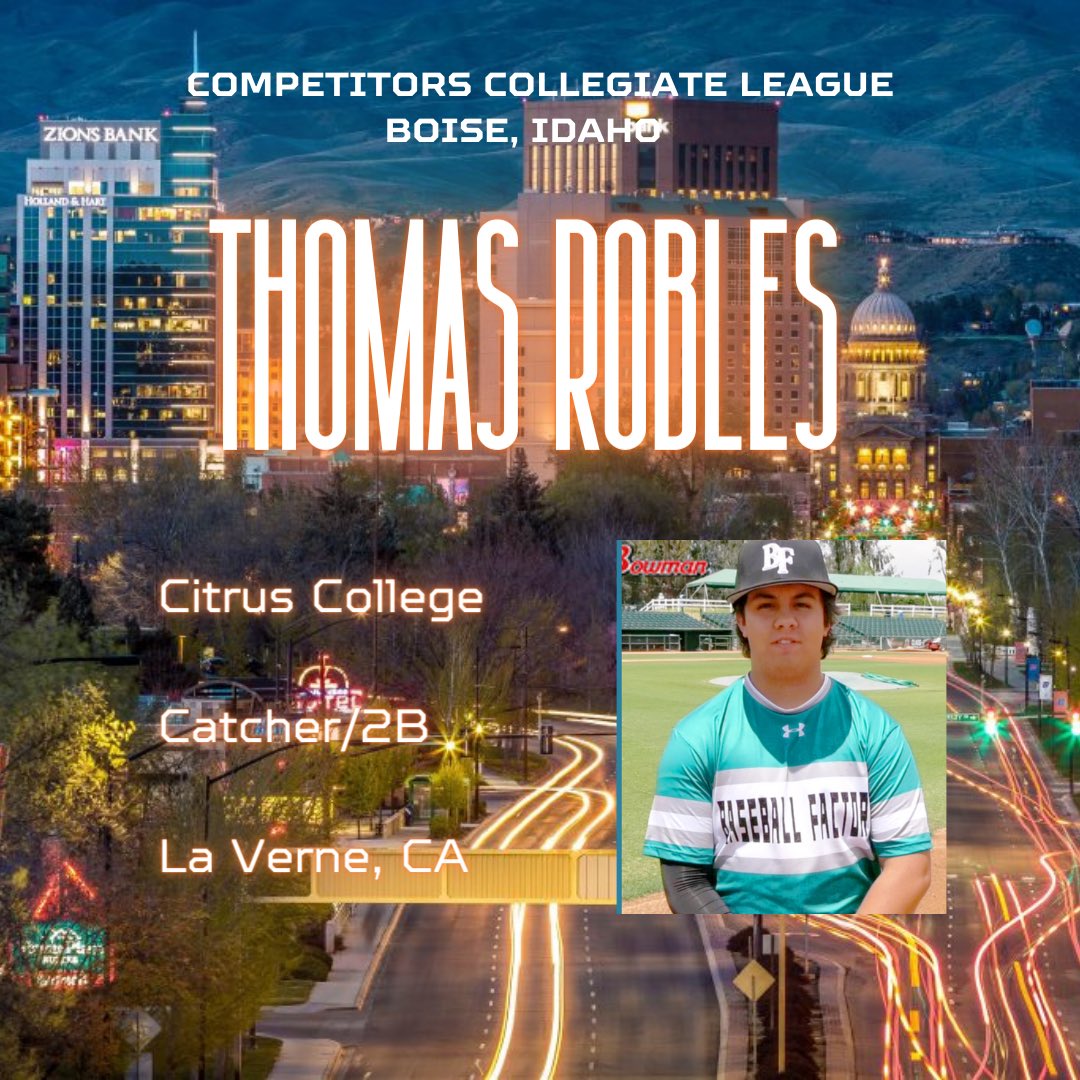 We would like to welcome Cosmo Lange, Zack Rackham, Jake Prewett and Thomas Robles to the Competitors Collegiate League! If your interested in playing this summer, check out competitorsbaseball.com to sign up for our 2023 season. #COMPETE