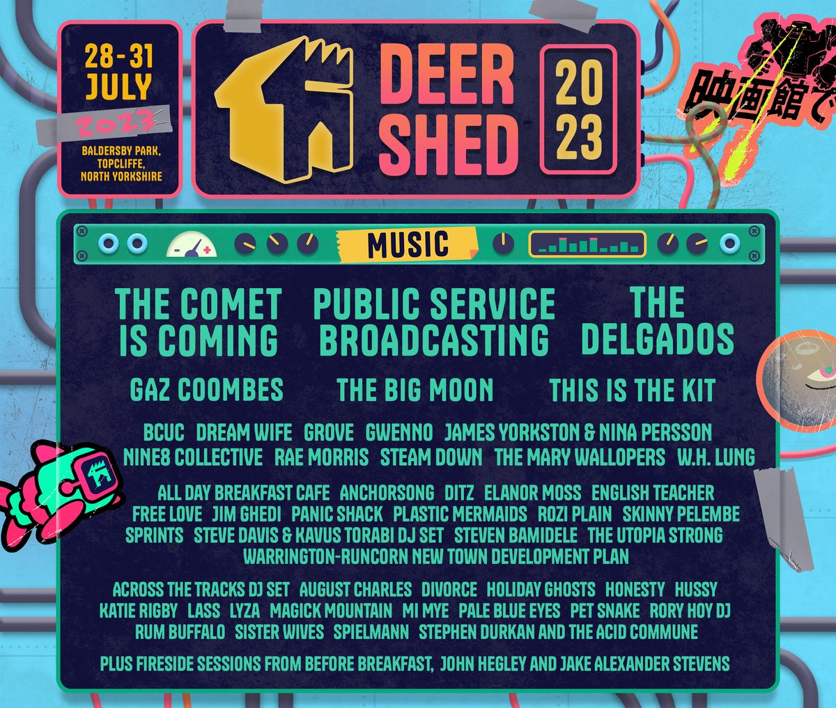 Playing @DeerShed Festival in North Yorkshire in July🦌 Last remaining tickets: bit.ly/3ilQOrA