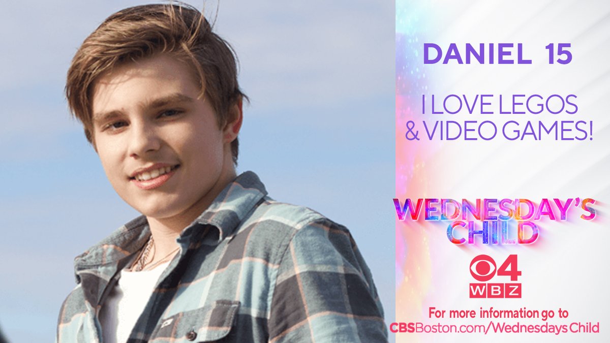 Daniel is an active teen who enjoys playing sports and is a very creative Lego builder. Please RT to help find his forever family.  cbsn.ws/3JEmEuK #WednesdaysChild