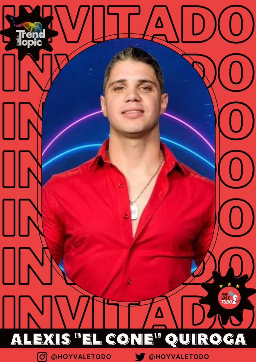 Hoyvaletodo's tweet photo. ยกSi viene ella, no puede faltar รฉl! otro ex hermanito que entra a la casa de Hoy Vale Todo!
Este Sรกbado, el #Cone en VIVO!
#conejo #conegh #alexis #entrevista #programa #radio #radiodigital https://t.co/CqqnICksar