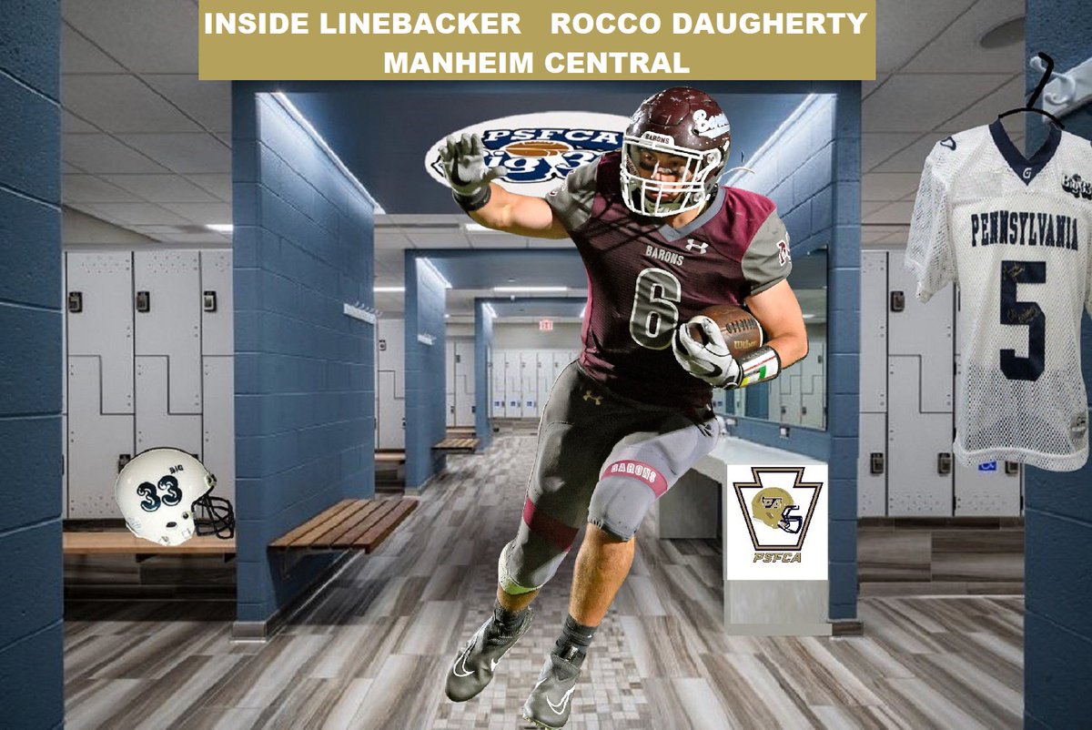 psfcabig33's tweet photo. WELCOME TO TEAM PA @BaronSports717 LB @Rocco_Doc6!  Rocco takes the place of Cathedral Prep LB Jyree Roberts who can't make the game. https://t.co/o905NLnEqU