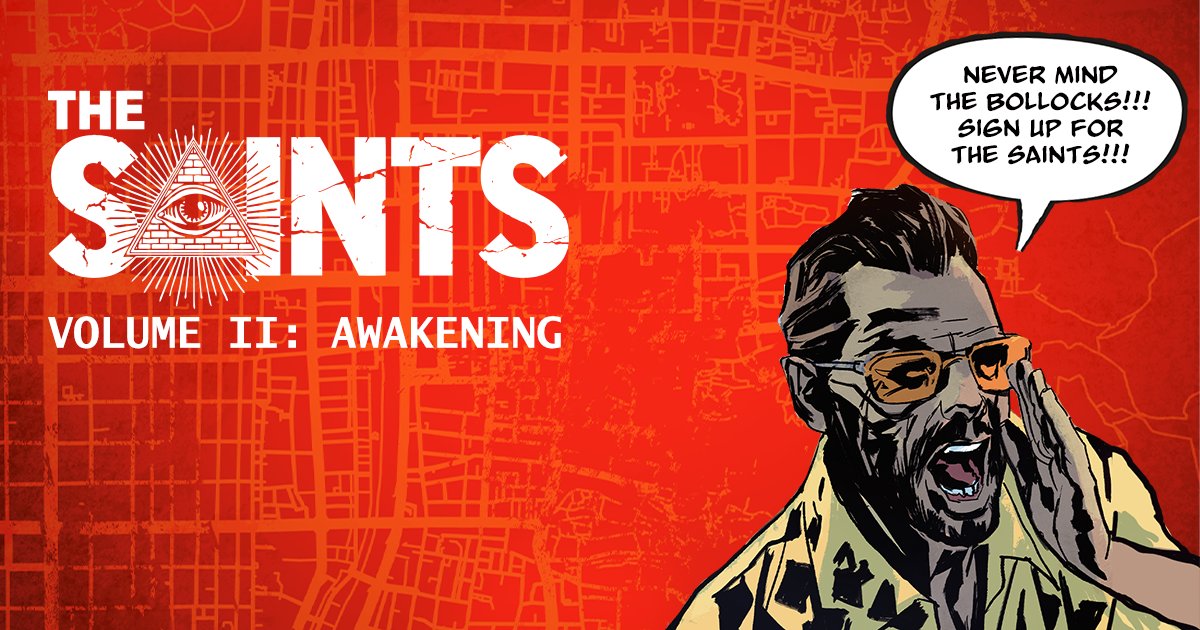 NEVER MIND THE BOLLOCKS, SIGN UP FOR THE SAINTS!!!

Get your adrenaline pumping with Allegiance's boldest creation yet. Never settle for boring! SIGN UP! BUCKLE UP! BLAST OFF!

THE SAINTS: AWAKENING 
SIGN UP AND FIND OUT MORE @: indiegogo.com/projects/the-s…